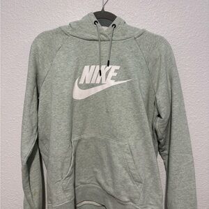 Nike Men's Light Gray Hoodie